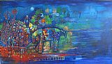 Lyndal Campbell Canvas Paintings - Esplanade